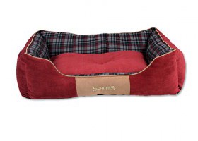 Scruffs Highland Box Bed L 75x60cm červený 2